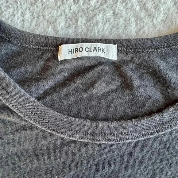 HIRO CLARK‎ Sir Black Men’s Short Sleeve T-shirt Size Large 2020 Tee Top Mens - Picture 3 of 5